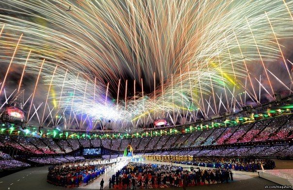 Церемония закрытия олимпийских игр.