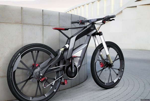 Креативный велосипед от компании Audi