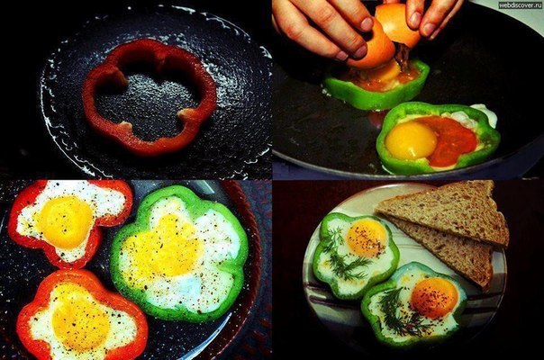 Отличный способ приготовить завтрак!