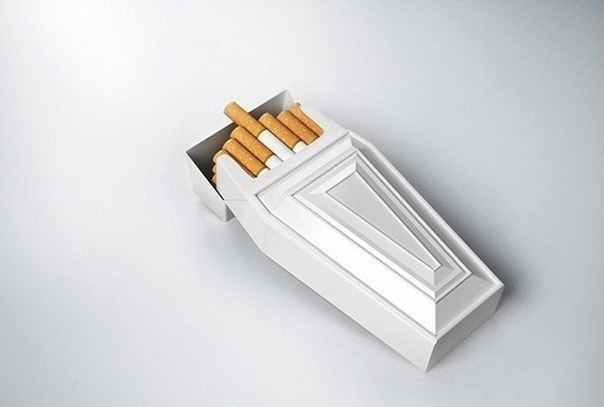 Пачка сигарет, которая заставляет задуматься!