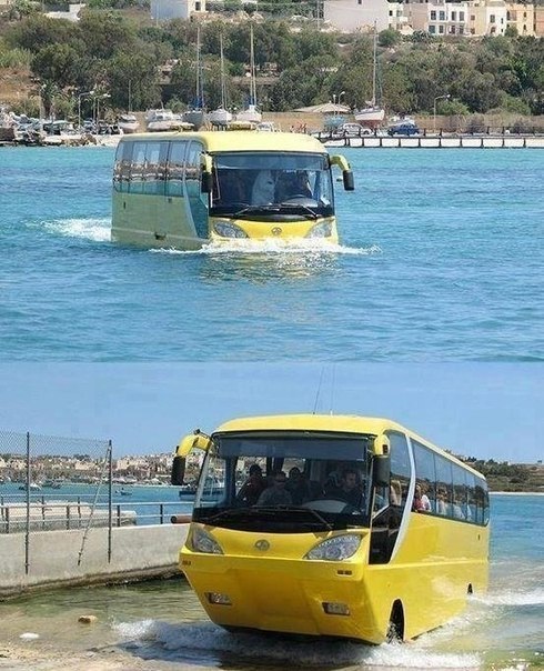 Плавающий автобус