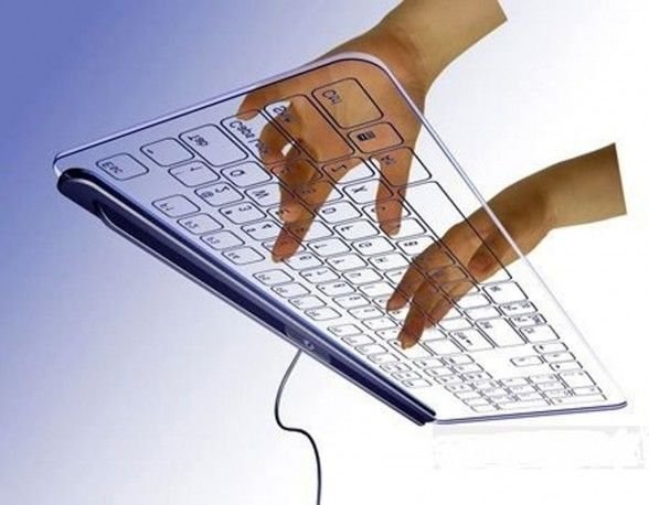 Прозрачная клавиатура