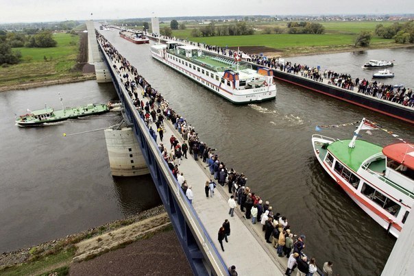 Река над рекой: Магдебургский водный мост.