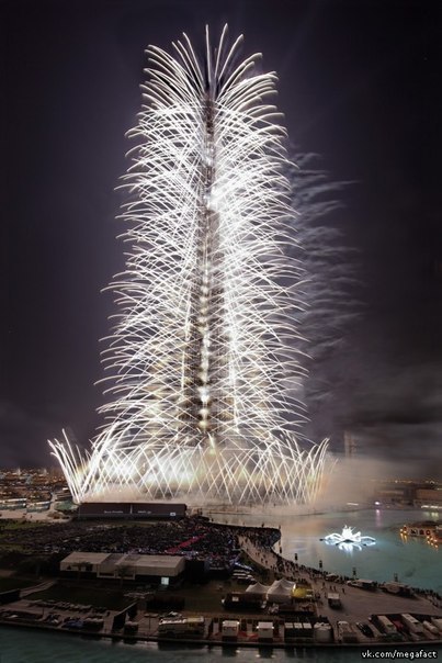 Самый дорогой новогодний фейерверк в Дубаи.