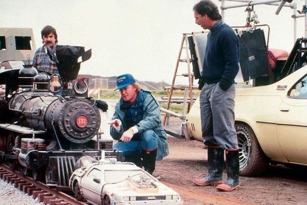 Съемки фильма «Назад в будущее»,1985 год