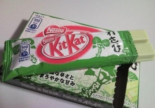 Японский Kit Kat с васаби.