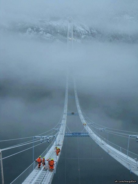 Мост в Норвегии.