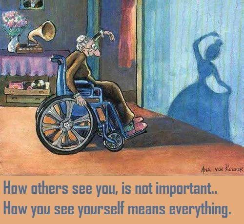 То, как другие видят тебя, не важно.То, как ты видишь себя, з