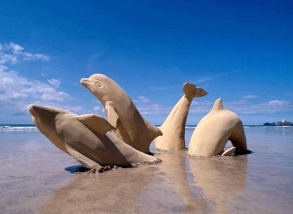 Восхитительные песчаные фигуры!