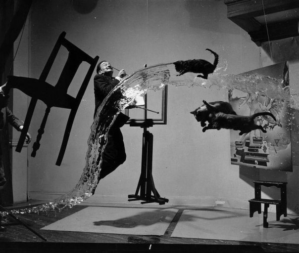 "Дали атомикус", 1948 год, фотограф - Филипп Халсман. По словам