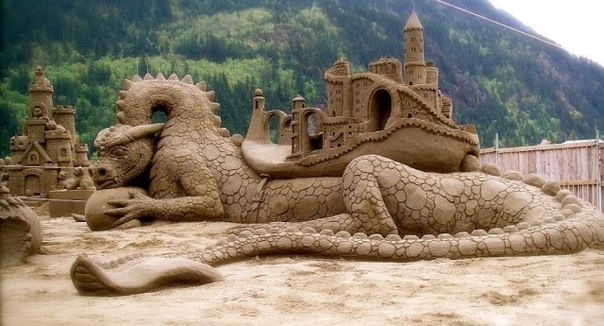 Немного песчанного искусства.
