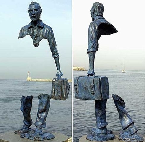 Памятник Ван Гогу, Сен-Поль-де Ванс, Франция. Скульптор Бру