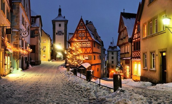Сказочный городок в Германии.